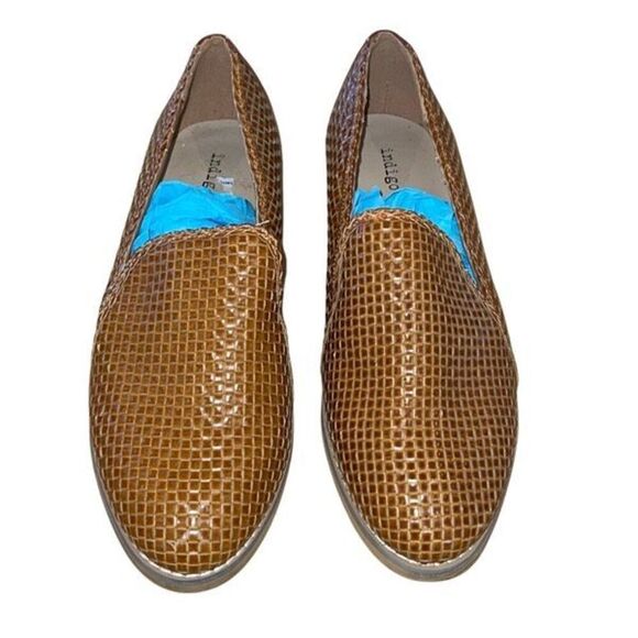 Indigo Rd Womens Basket Woven Harley Slip-on Loafer Flats Brown Size 8 NWOT - Picture 2 of 8